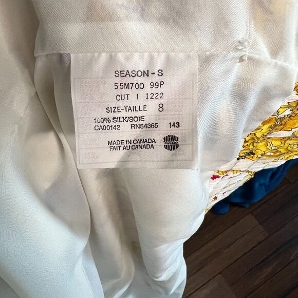 Vintage Silk bomber with Nautical theme - Picture 8 of 12